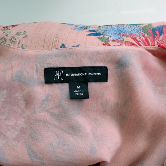 INC International Concepts Blouse Size M - Picture 12 of 13